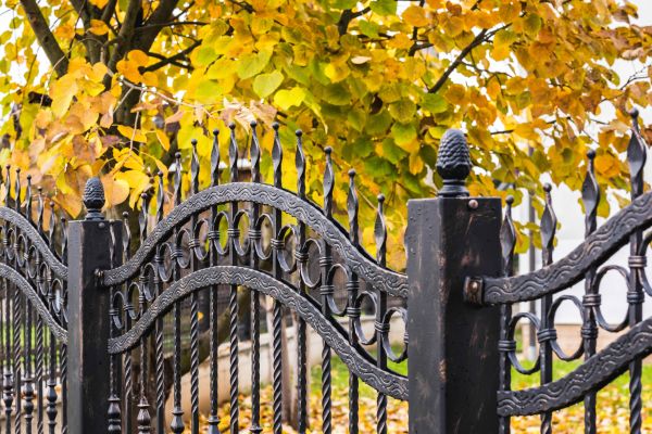 Wrought Iron Fence Washing in Fayetteville
