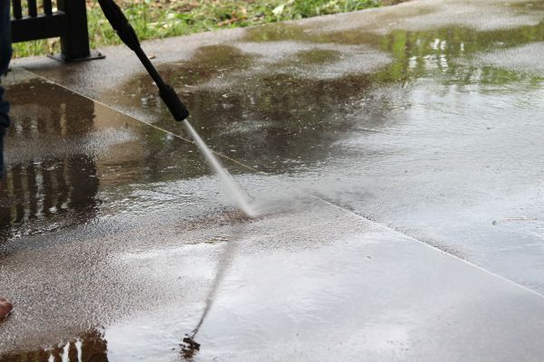 Concrete Deck Cleaning in Fayetteville