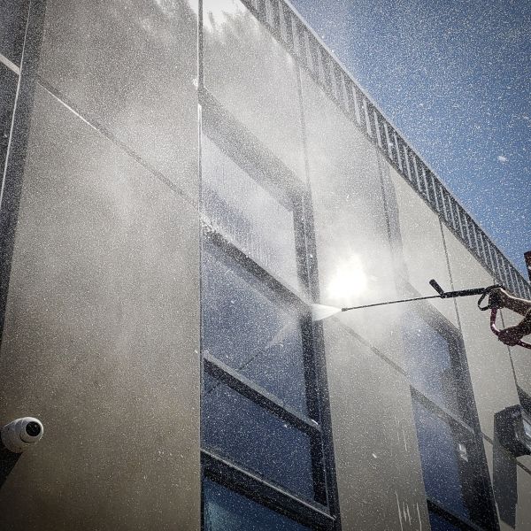 Exterior Building Washing in Fayetteville