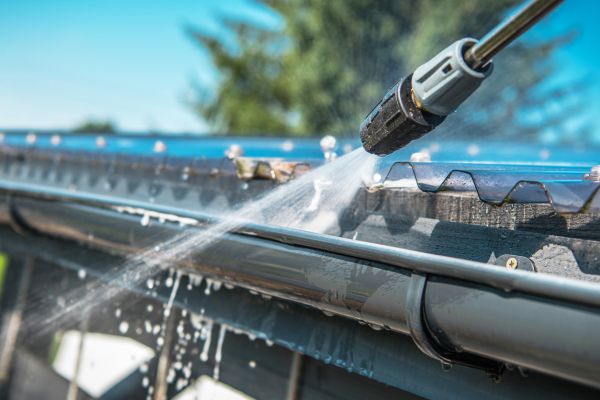 Gutter Jet Washing in Fayetteville